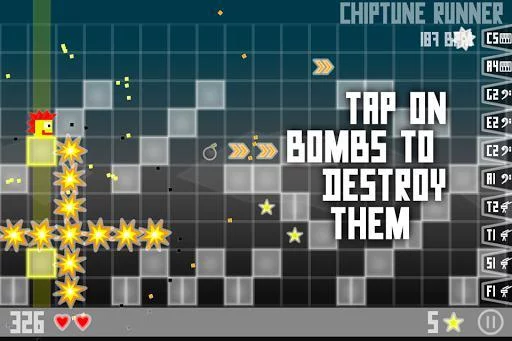 Изображение игры: Chiptune Runner