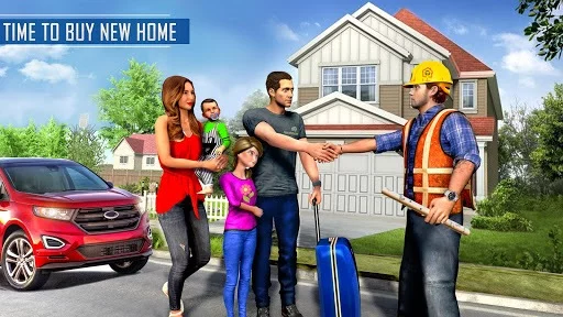 Изображение игры: New Family House Builder Happy Family Simulator