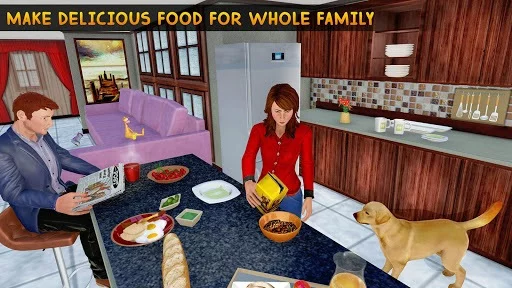 Изображение игры: Family Pet Dog Home Adventure Game