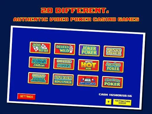 Изображение игры: Video Poker - Free Poker Games