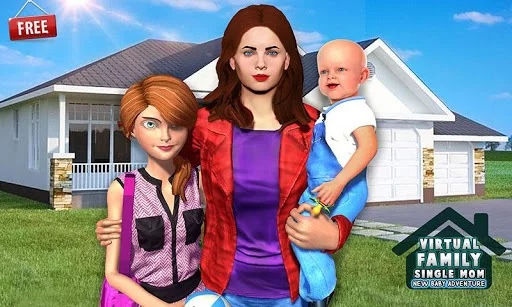 Изображение игры: New Baby Single Mom Family Adventure