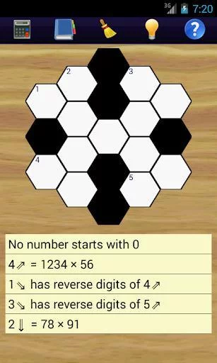 Изображение игры: Math Hexagon Puzzles