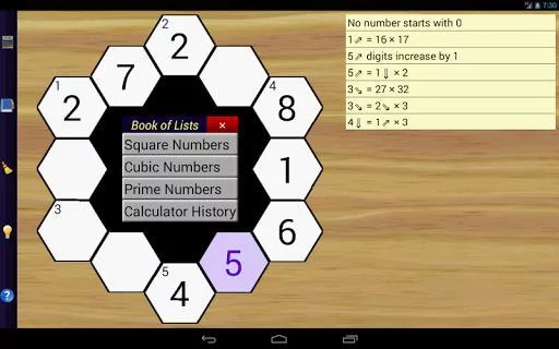 Изображение игры: Math Hexagon Puzzles