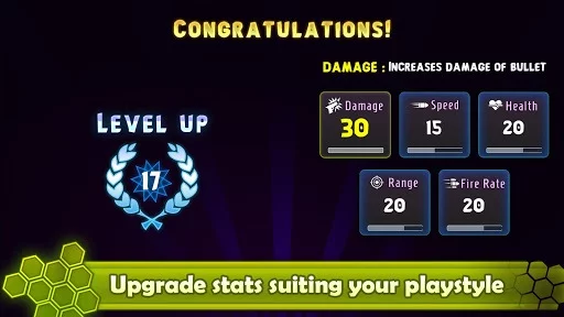 Изображение игры: Neon Blasters Multiplayer Shooting Online
