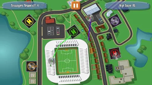 Изображение игры: Heliport Pilot