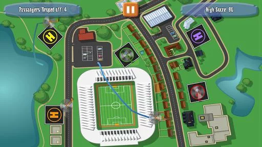 Изображение игры: Heliport Pilot