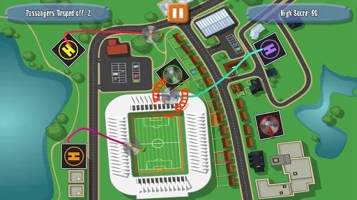 Изображение игры: Heliport Pilot