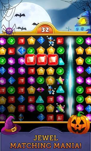 Изображение игры: Jewel Mania: Halloween
