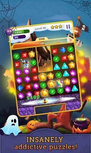 Изображение игры: Jewel Mania: Halloween