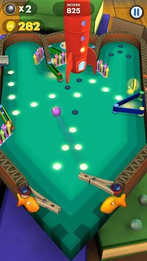 Изображение игры: Goldfish Pinball Blast