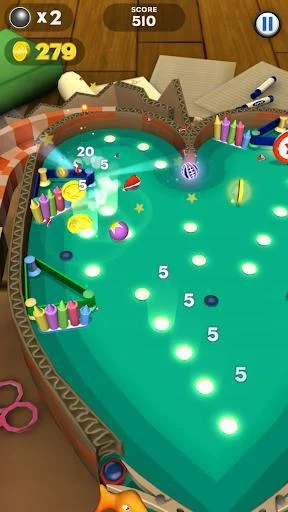 Изображение игры: Goldfish Pinball Blast