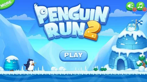 Изображение игры: Penguin Run 2