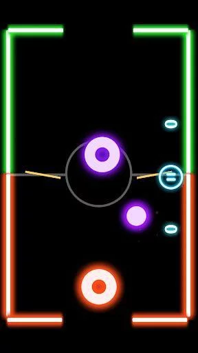 Изображение игры: Finger Glow Hockey