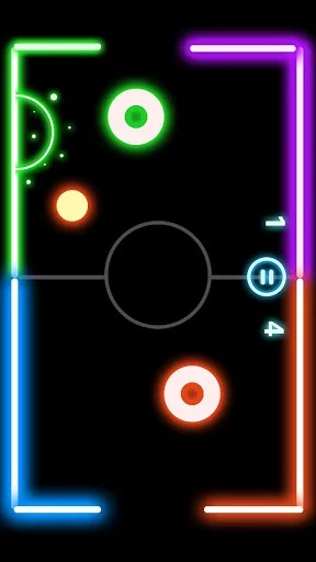 Изображение игры: Finger Glow Hockey