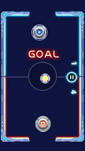 Изображение игры: Finger Glow Hockey