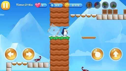 Изображение игры: Penguin Run 2