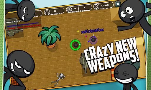 Изображение игры: Stick Fighting: Online Battle
