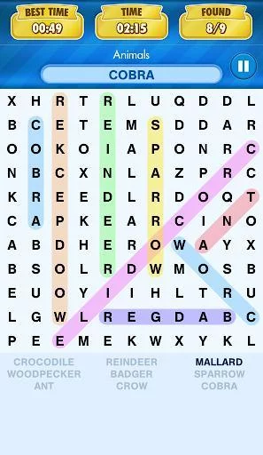 Изображение игры: Word Search Genius
