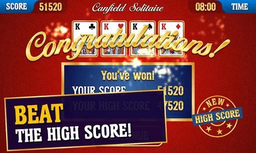 Изображение игры: Canfield Solitaire