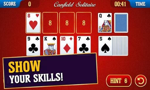 Изображение игры: Canfield Solitaire