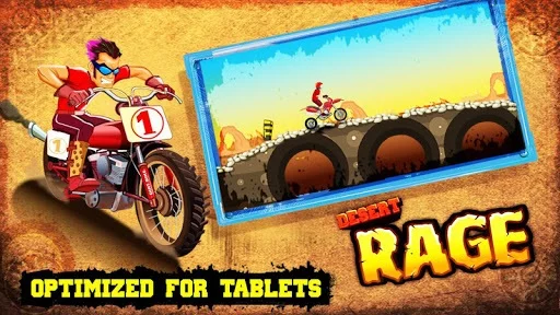 Изображение игры: Desert Rage - Bike Racing Game