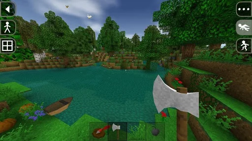 Изображение игры: Survivalcraft Demo