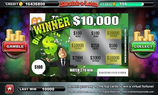 Изображение игры: Scratch-a-Lotto Scratch Card Lottery FREE