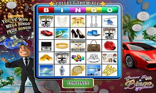 Изображение игры: Glamour Puss Bingo FREE
