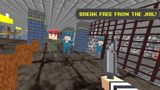 Изображение игры: American Jail Break - Block Strike Survival Games