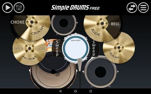 Изображение игры: Simple Drums Free