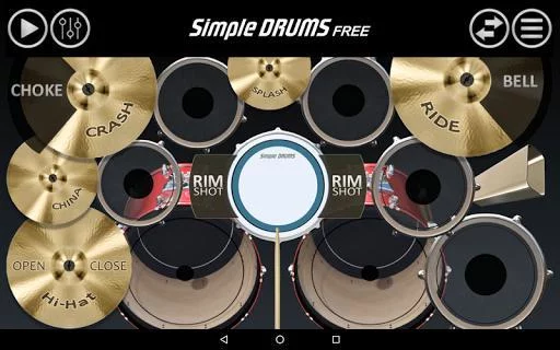 Изображение игры: Simple Drums Free