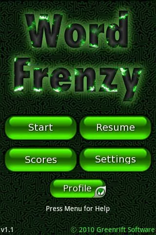 Изображение игры: Word Frenzy