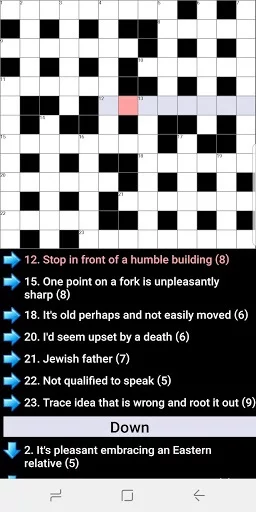 Изображение игры: Cryptic Crosswords Ad-Free