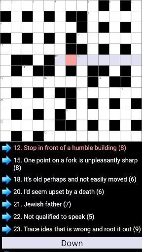 Изображение игры: Cryptic Crosswords