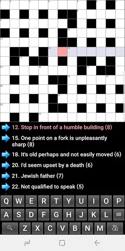 Изображение игры: Cryptic Crosswords Ad-Free