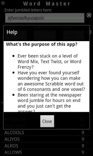 Изображение игры: Word Master Free