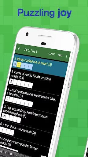 Изображение игры: Crossword Cryptic Lite