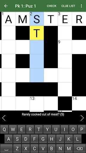 Изображение игры: Crossword Cryptic Lite