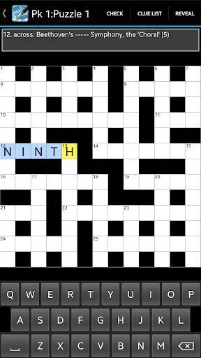Изображение игры: Crossword Lite
