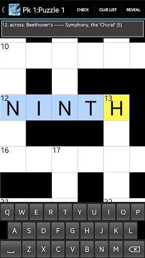 Изображение игры: Crossword Lite
