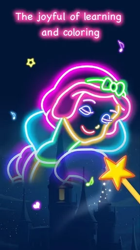 Изображение игры: Learn To Draw Glow Princess