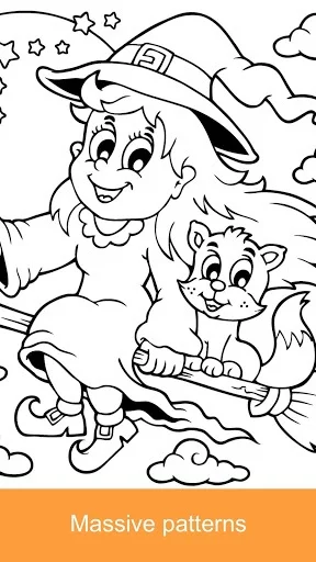 Изображение игры: Halloween Coloring Books 2018