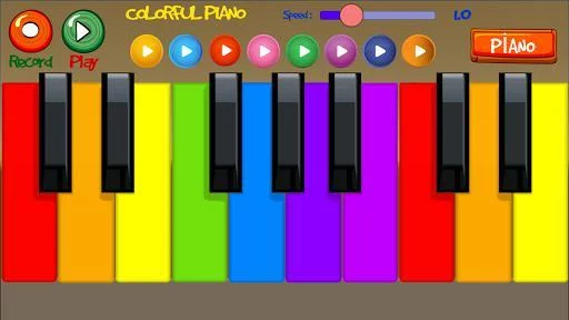 Изображение игры: Colorful Piano
