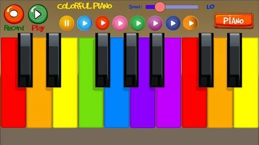 Изображение игры: Colorful Piano