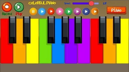 Изображение игры: Colorful Piano