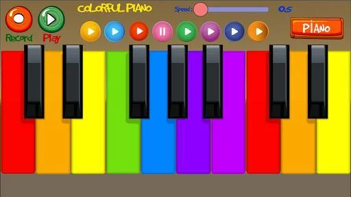 Изображение игры: Colorful Piano