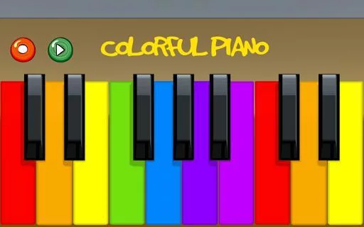 Изображение игры: Colorful Piano