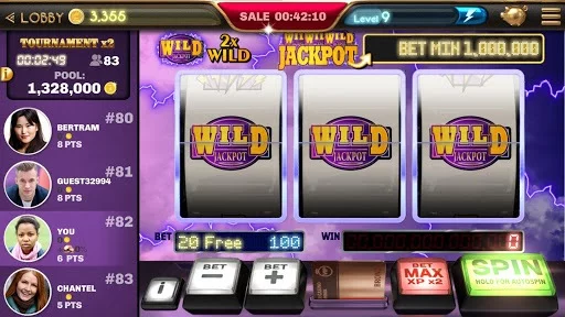 Изображение игры: Slot Machine - Electric 777 ⚡ Vintage Casino Game