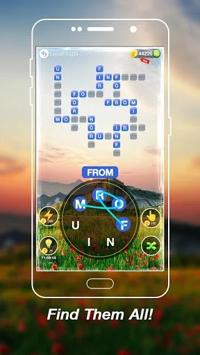 Изображение игры: Word Cross by tiptop- A crossword game