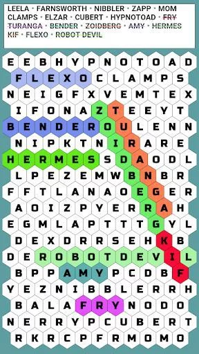 Изображение игры: Hex Word Search